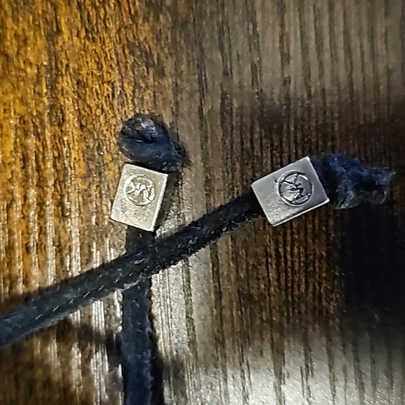 Michael Kors women black suede platform boots with faux fur trim - Picture 4 of 7